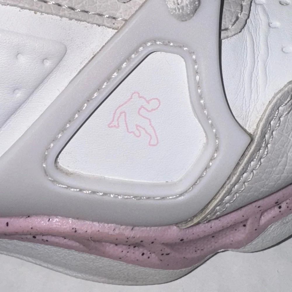 And1 big girls high-top basketball shoes, pink, gray & white - Picture 8 of 9